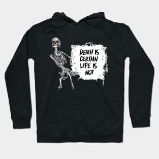 Death and Life-Pirate-Skull-Skeleton-Sarcastic Hoodie